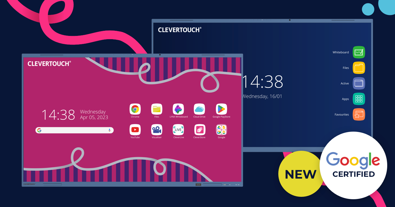 Clevertouch announces the first fully licensed Google EDLA panels (copy) thumbnail