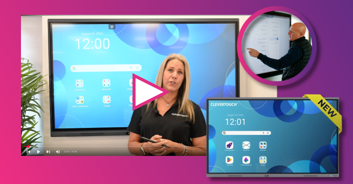 De slimme keuze voor modern onderwijs: Clevertouch Pro Series 3 interactive display thumbnail
