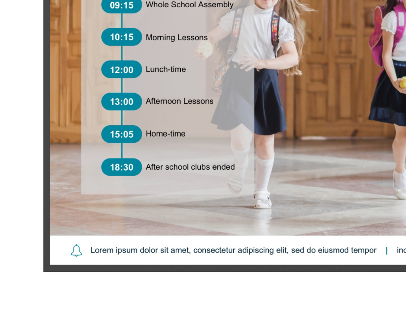 Education Solutions Pages_Digital Signage_Carousel Image_Digital Signage Screen Live Feed_01