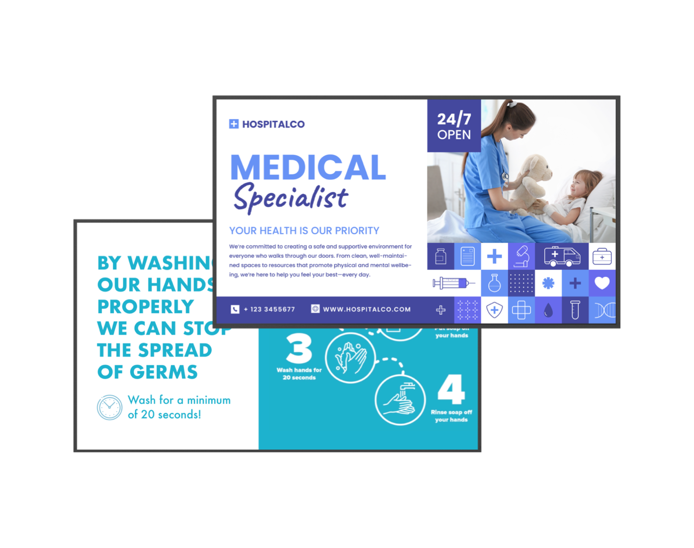 Heathcare digital signage/15132 Healthcare_template image 01