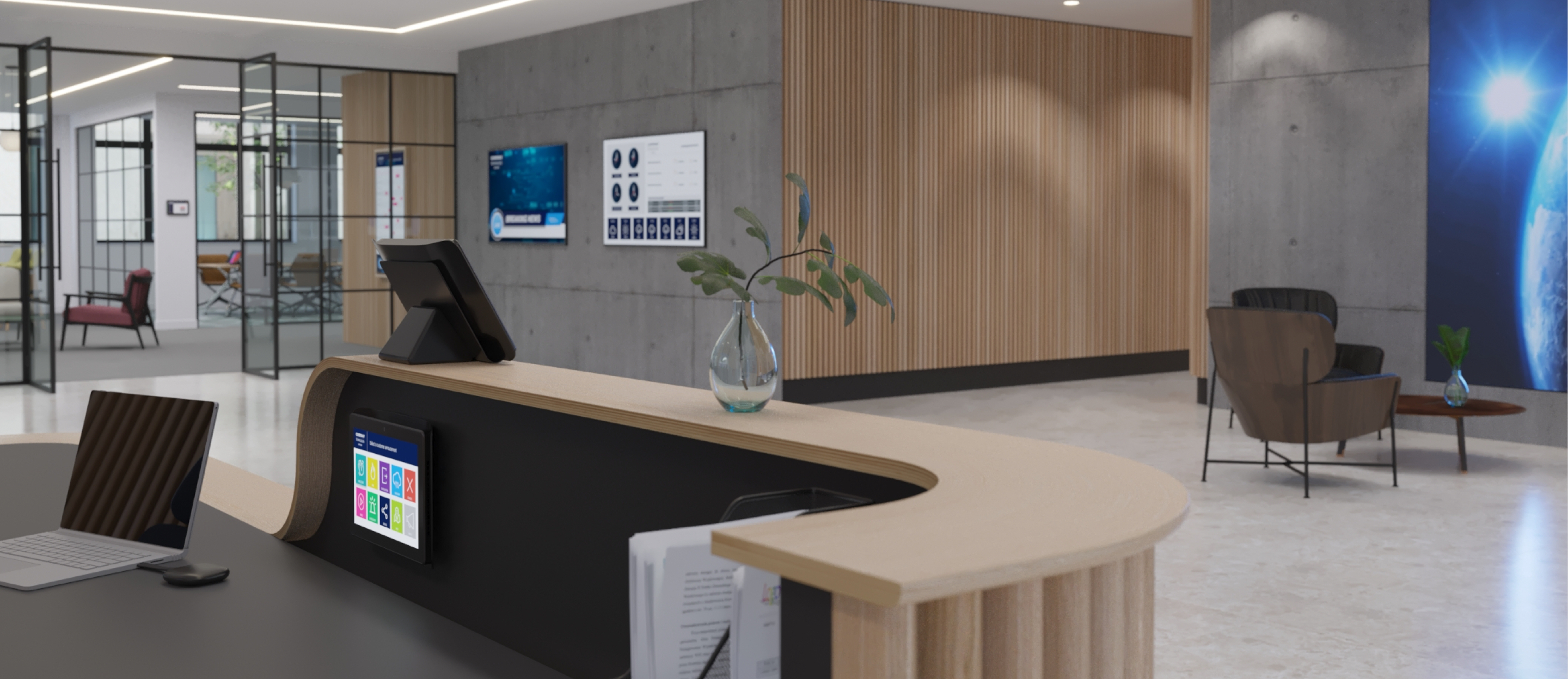 Enterprise Meeting Room Technology/Make an Impact at Reception Visual_01