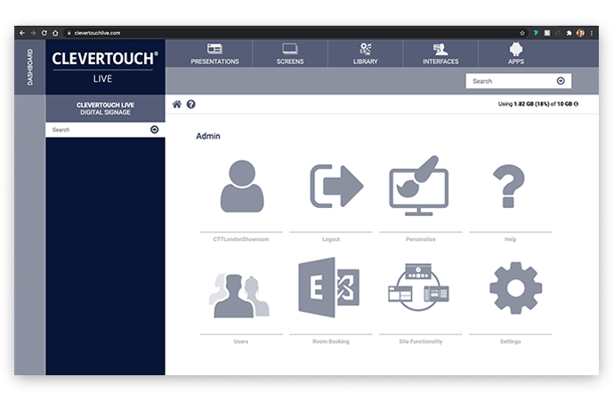 Interactive Screens For Healthcare - Clevertouch Technologies USA