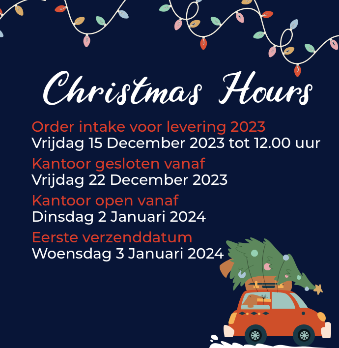 Openingstijden Kerst Clevertouch Nederland