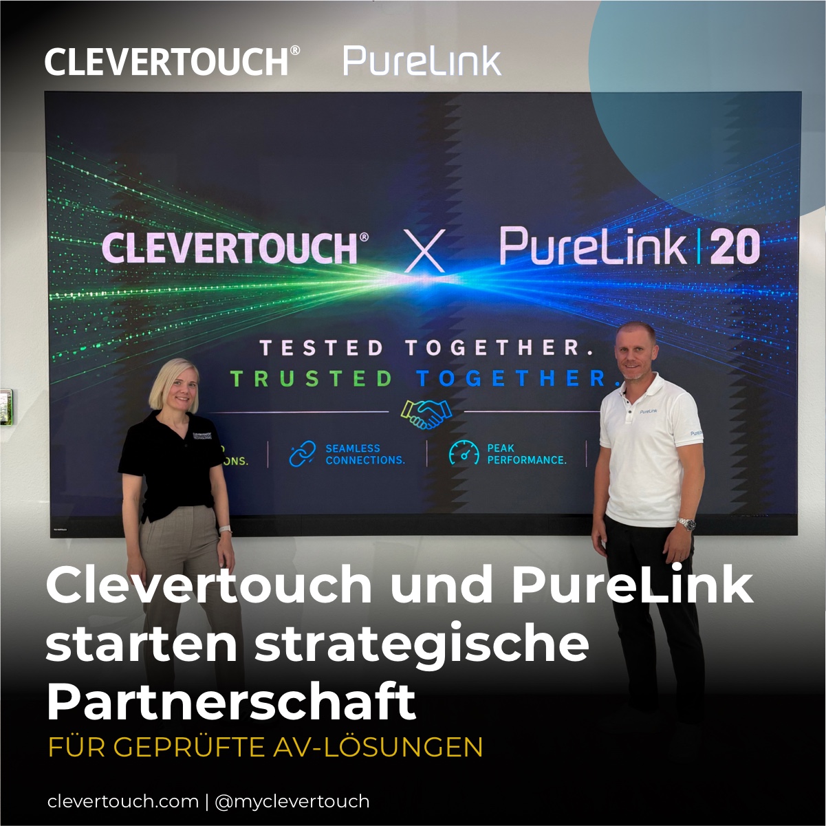 Clevertouch und PureLink starten strategische Partnerschaft für geprüfte AV-Lösungen thumbnail