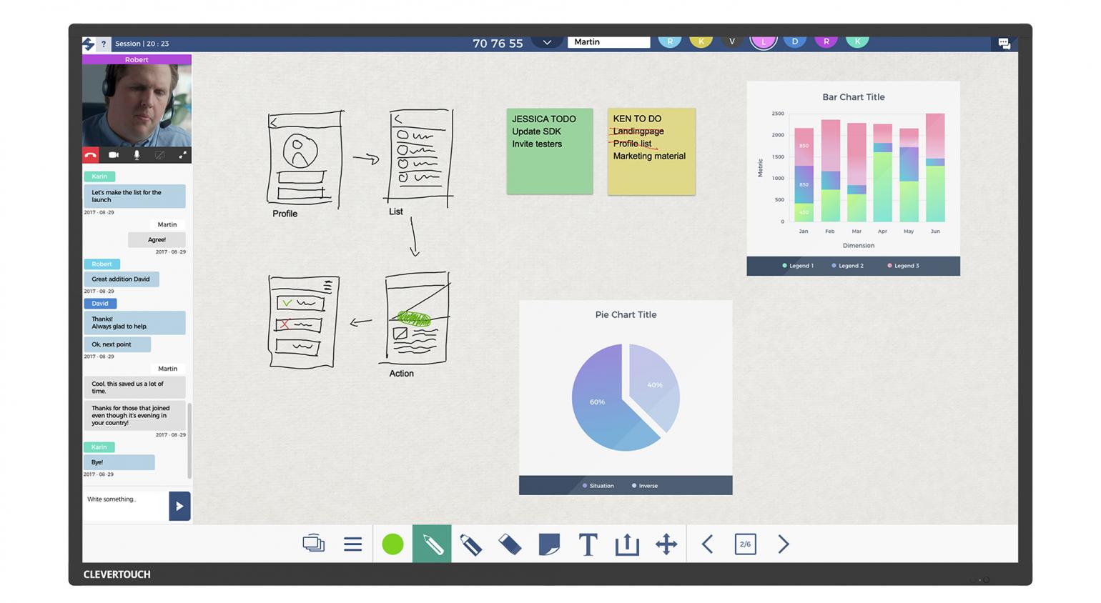 Clevertouch przedstawia STAGE, wirtualną salę spotkań thumbnail