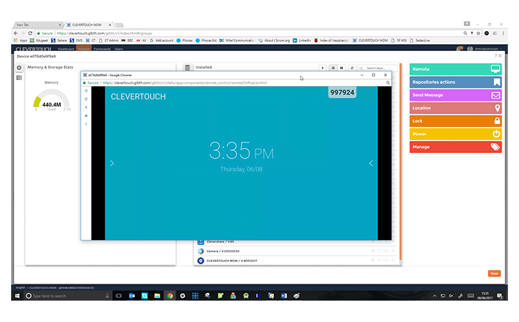 Clevertouch launches new centralised MDM (Mobile Device Management) control thumbnail