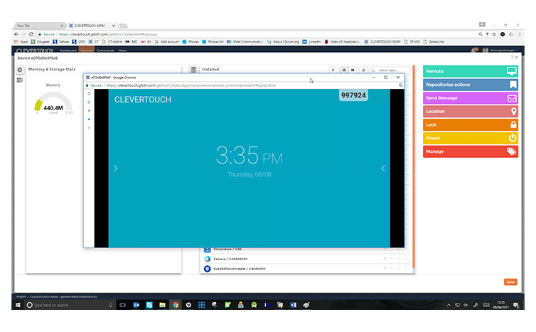 Clevertouch launches new centralised MDM (Mobile Device Management) control