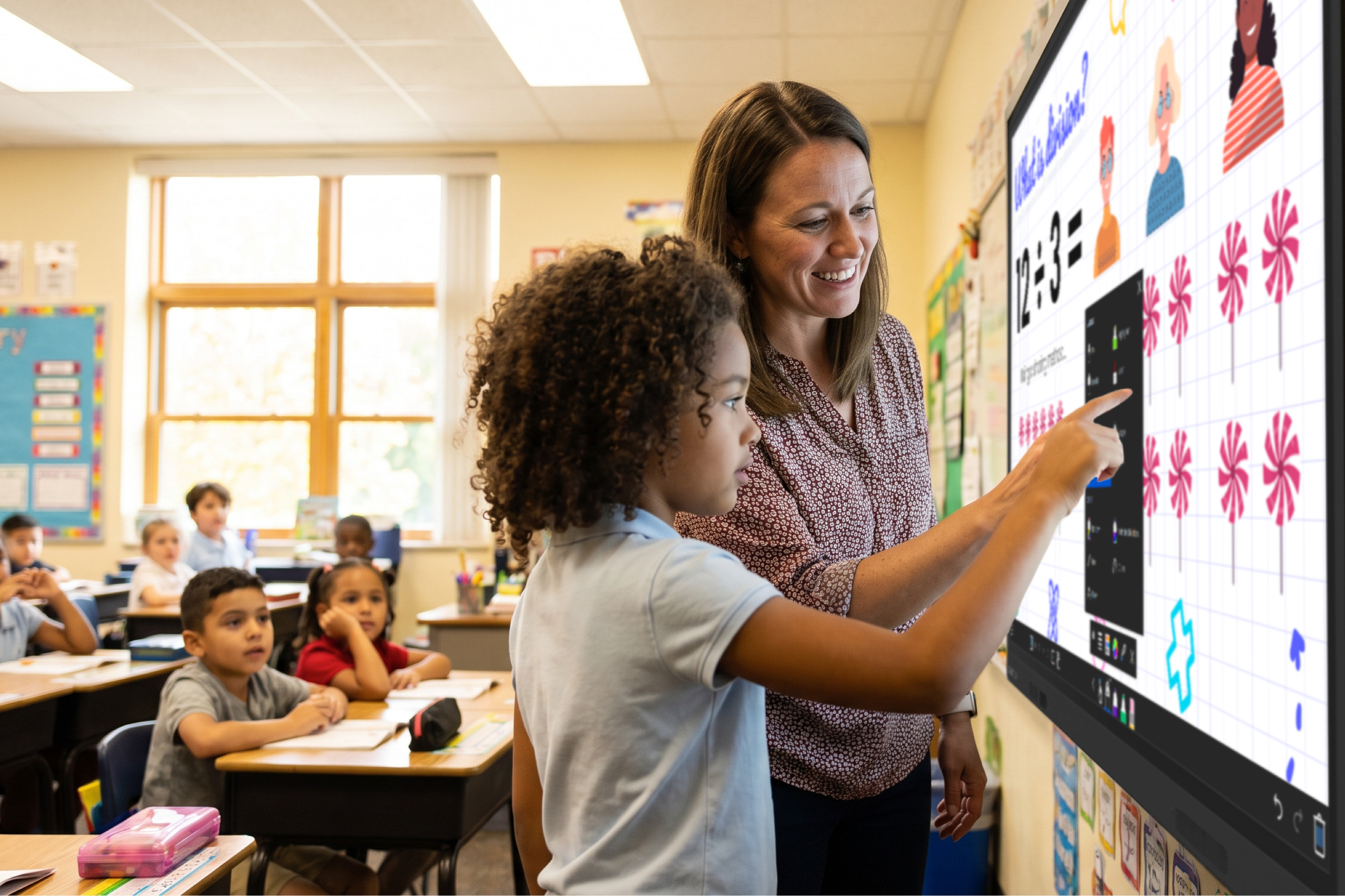 Clevertouch CORE Interactive Display Series 6 Core%20by%20Clevertouch Education interactive division%20image 01