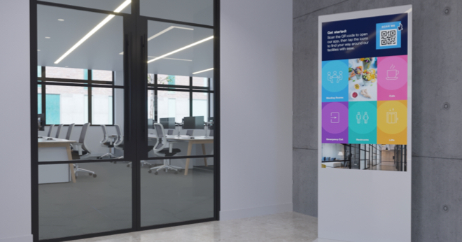 Clevertouch Live Digital Signage for Reception