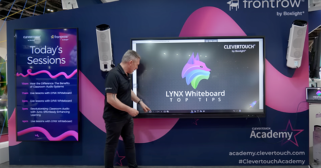 BETT 2023 : comment l'application LYNX de Clevertouch simplifie l'expérience du tableau blanc thumbnail